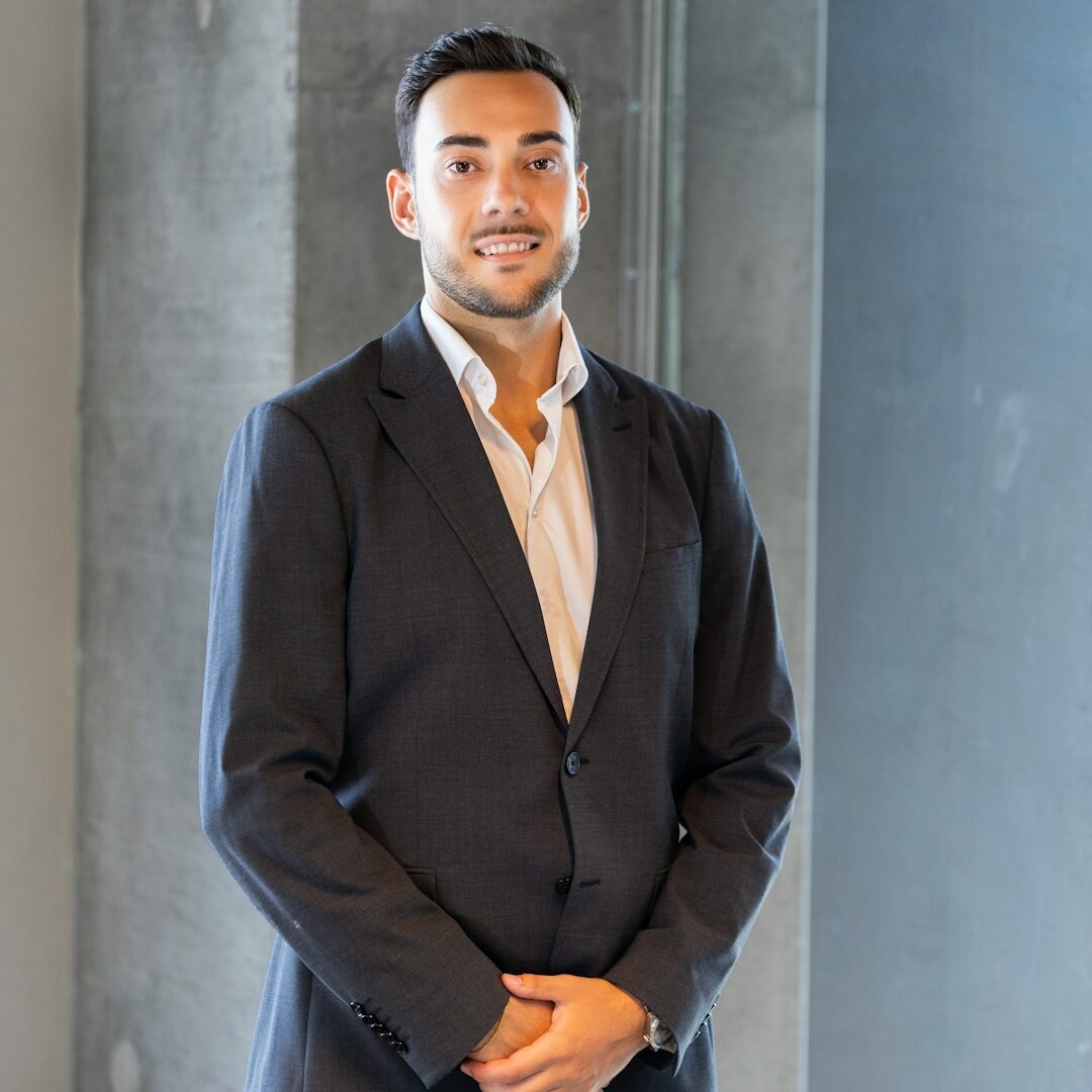 Portrait of a Moroccan Belgian businessman