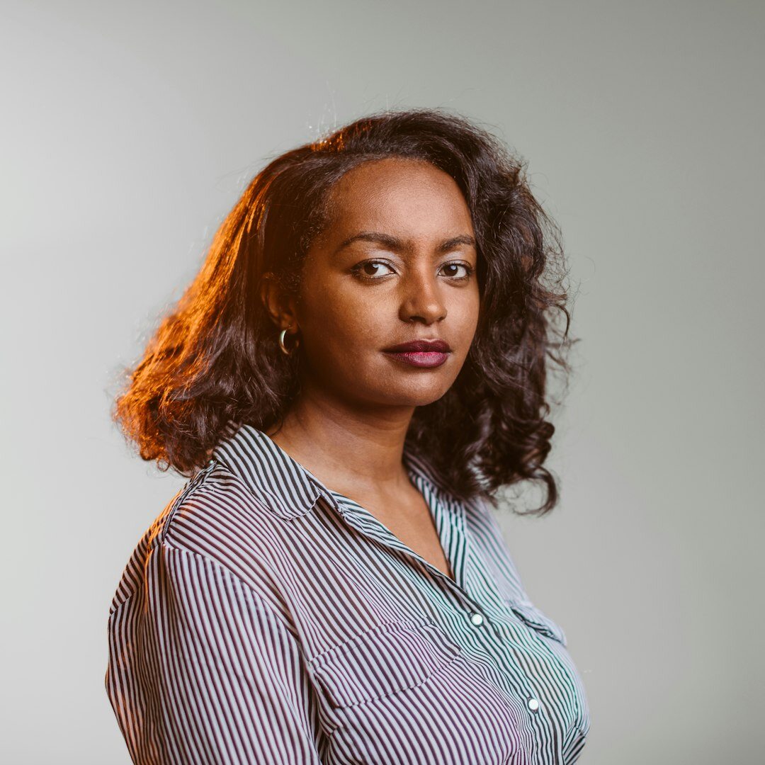 Portrait of a Congolese Belgian businesswoman